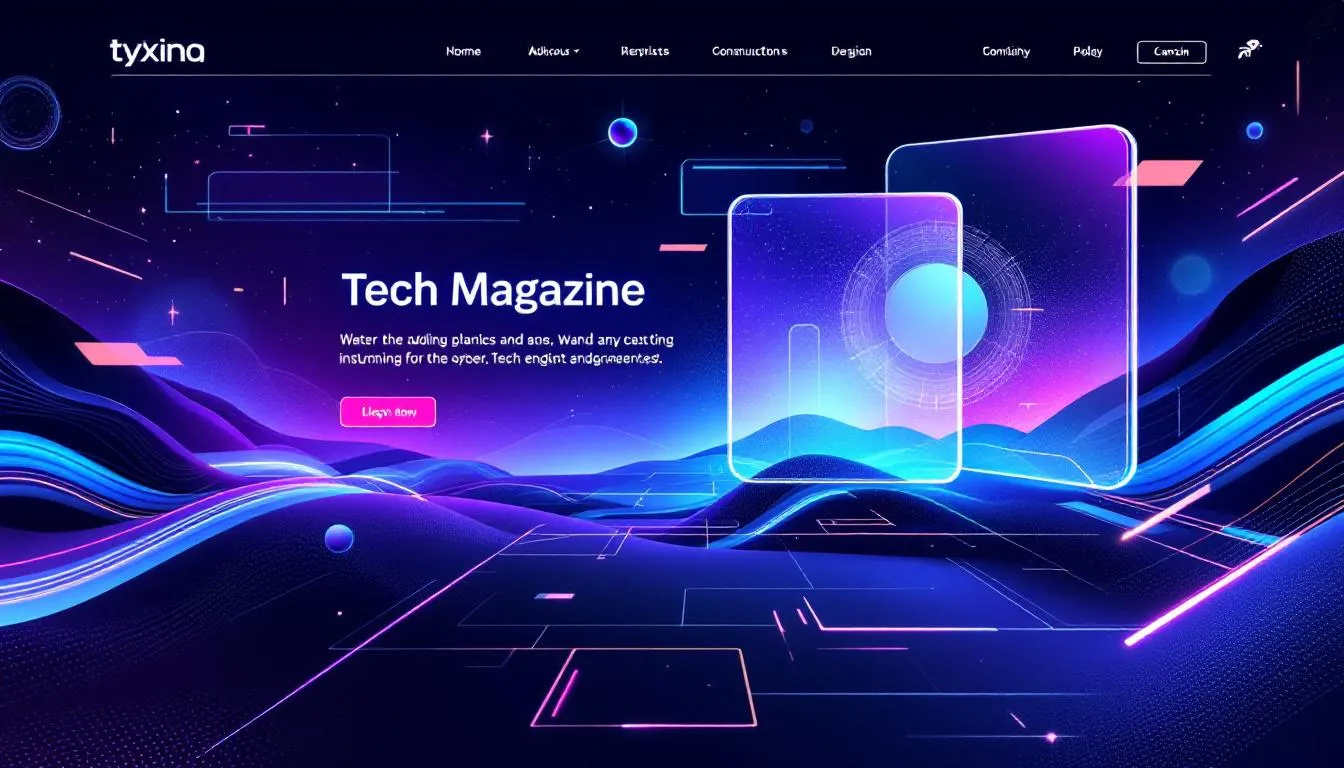 A custom website design tailored to unique user needs.