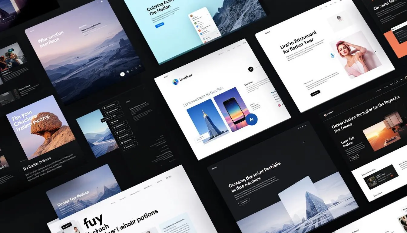 A professional portfolio showcasing various web designs.